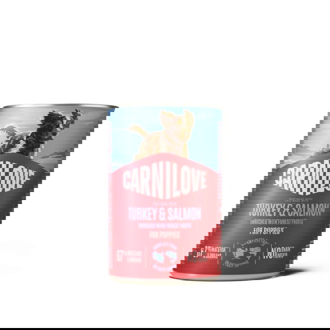 Carnilove Puppy Salmon & Turkey Pat&eacute; 400 g