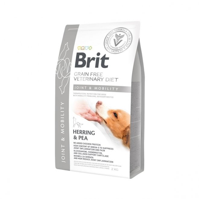 Brit Veterinary Diet Dog Joint & Mobility Grain Free Herring & Pea (2 kg)