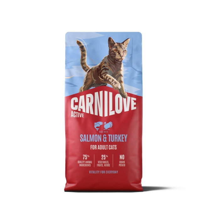 Carnilove Cat Adult Active Salmon & Turkey (6 kg)