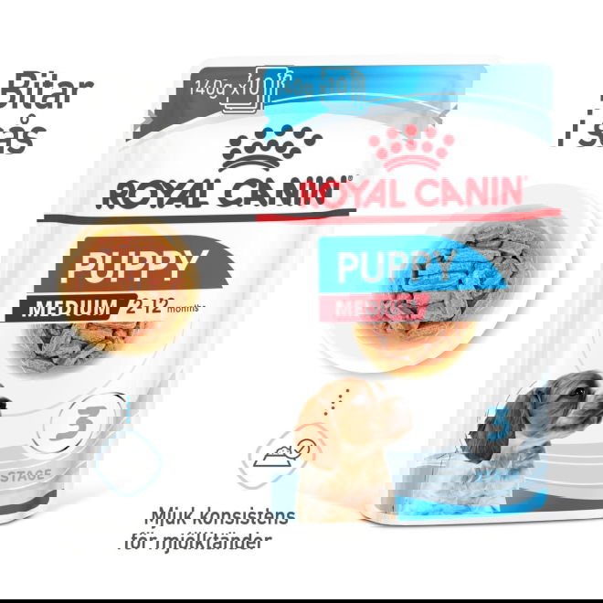 Royal Canin Medium Puppy 10x140g
