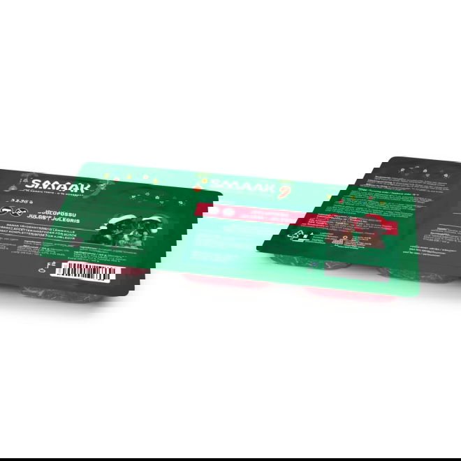 SMAAK Raw Dog & Cat Julgris 3 x 200 g