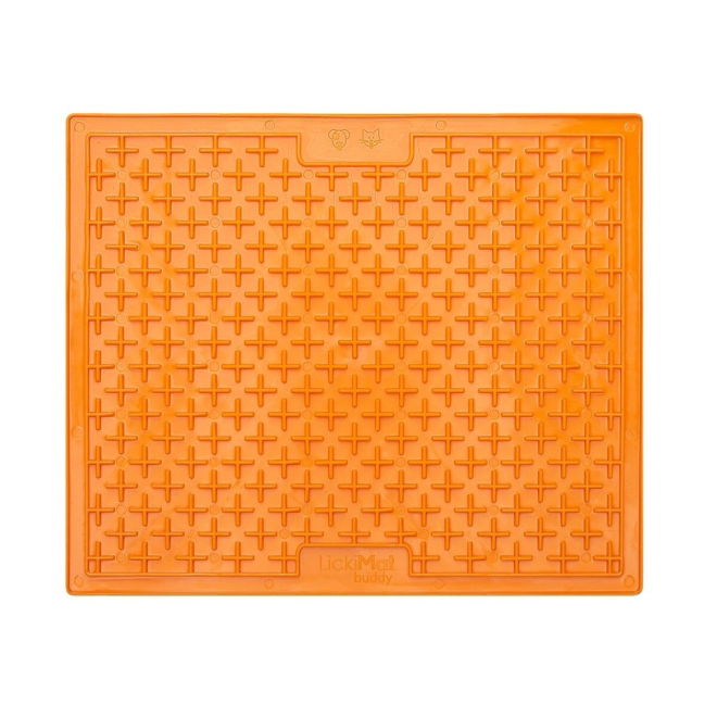 LickiMat Buddy Slickmatta Orange XL 30 cm