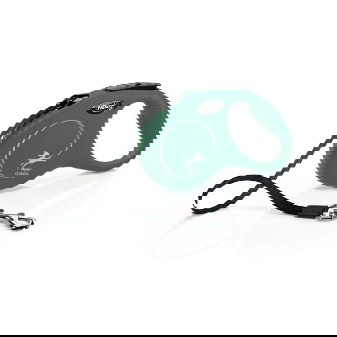 Flexi New Classic S Tape 5m/15kg (Grön)