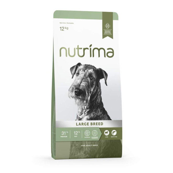 Nutrima Dog Adult Large Breed Lamb & White Fish 12 kg