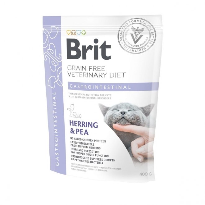 Brit Veterinary Diet Cat Gastrointestinal Grain Free Herring & Pea (400 g)