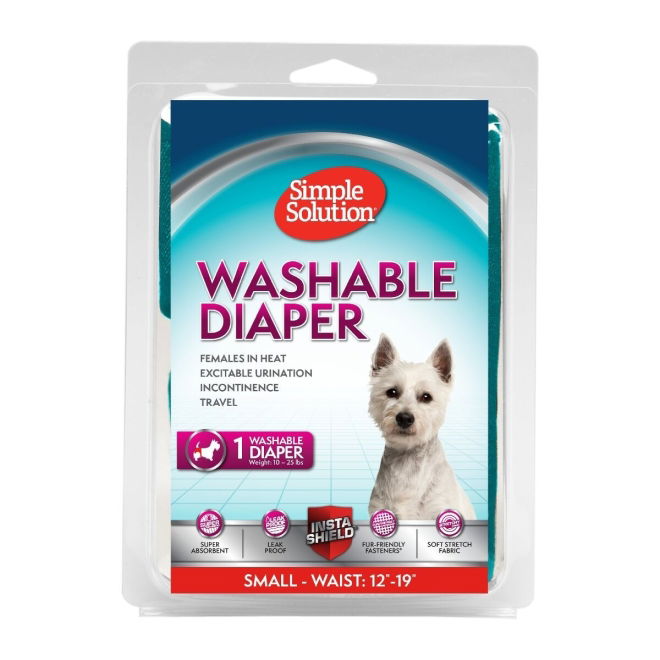 Simple Solution Washable Diaper Blöja till Hund (S)