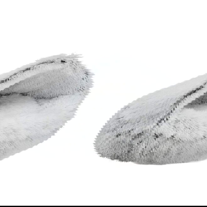 Little&Bigger Fluffy Cave Kattb&auml;dd Gr&aring; 50 cm