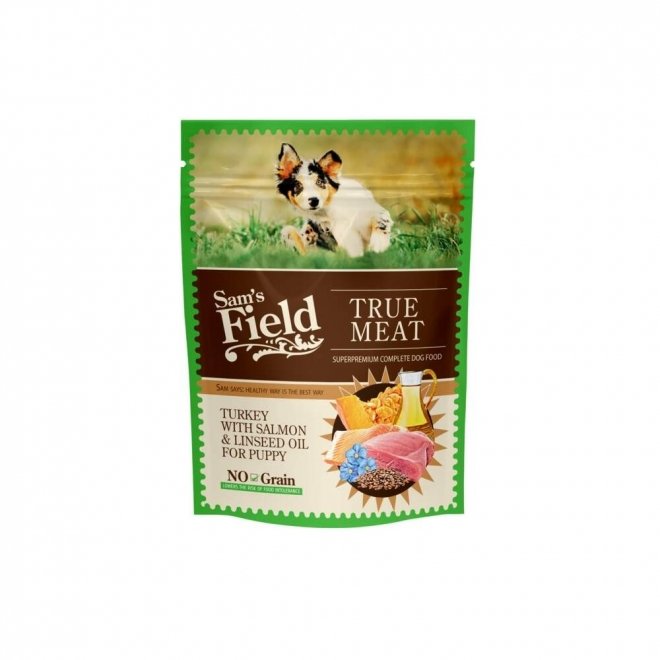 Sam&#39;s Field Puppy Turkey with Salmon & Linseed Oil 260 g