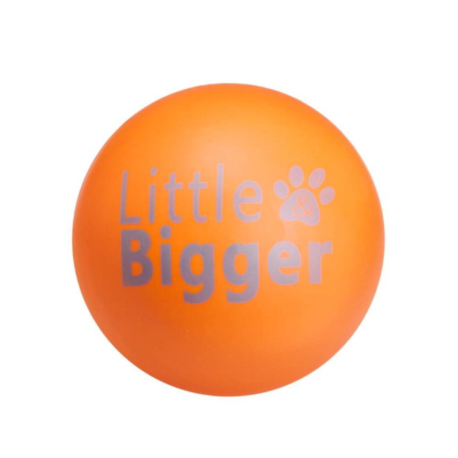 Little&Bigger Hot Summer Studsboll i Gummi 6 cm (Orange)