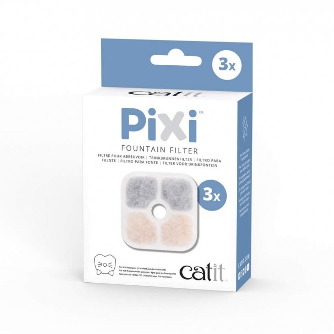 Catit PIXI Filter till Vattenfontän (3-pack)