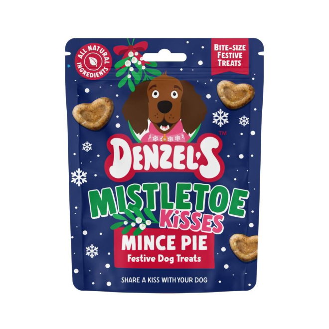 Denzel&rsquo;s Mistletoe Kisses Julgodis till Hund 90 g