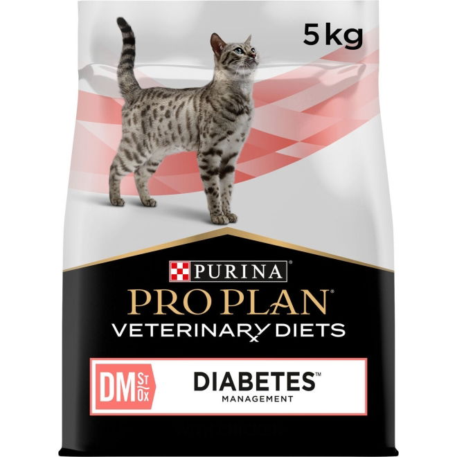 Purina Pro Plan Veterinary Diets Cat DM St/Ox Diabetes Management (5 kg)