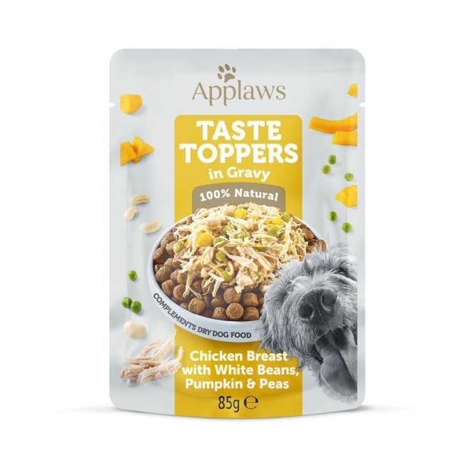 Applaws Taste Toppers Chicken breast with White beans, Pumpkin & Peas 85 g