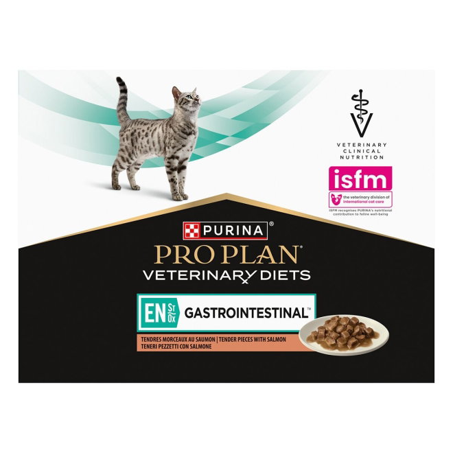 Purina Pro Plan Veterinary Diets Cat EN St/Ox Gastrointestinal Salmon 10x85g