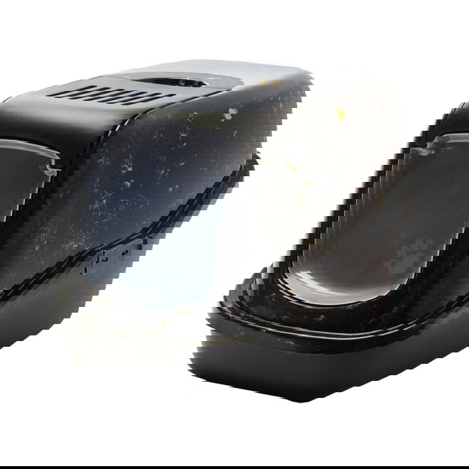 Savic Kattl&aring;da Nestor Marble Svart/Guld 56 x 39 x 38,5 cm