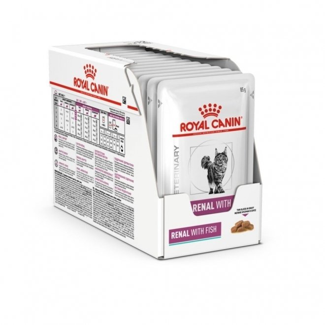 Royal Canin Veterinary Diets Cat Renal with Fish 12×85 g