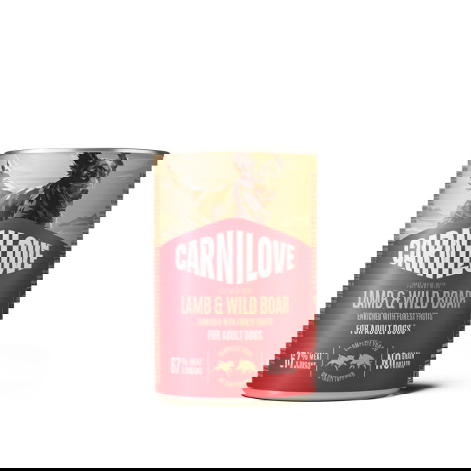 Carnilove Dog Adult Lamb & Wild boar Pat&eacute; 400 g