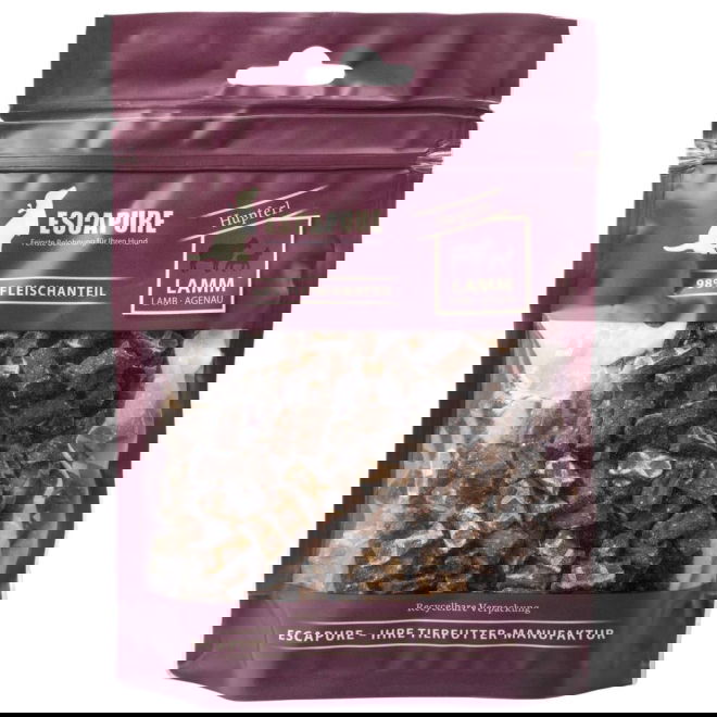 Escapure Hundgodis Lamm 150 g