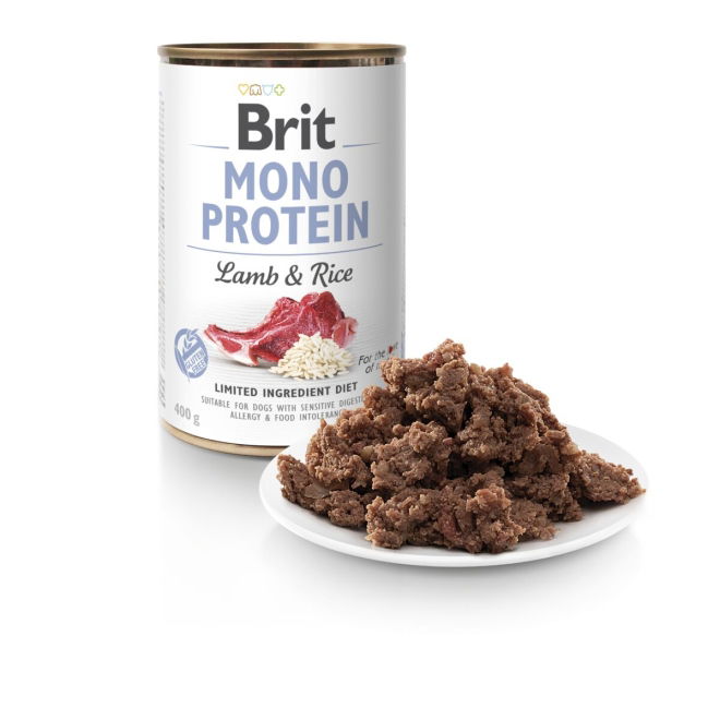 Brit Care Dog Adult Mono Protein Lamm & Ris 400 g