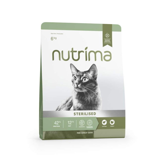 Nutrima Cat Adult Sterilised Chicken & Turkey (6 kg)