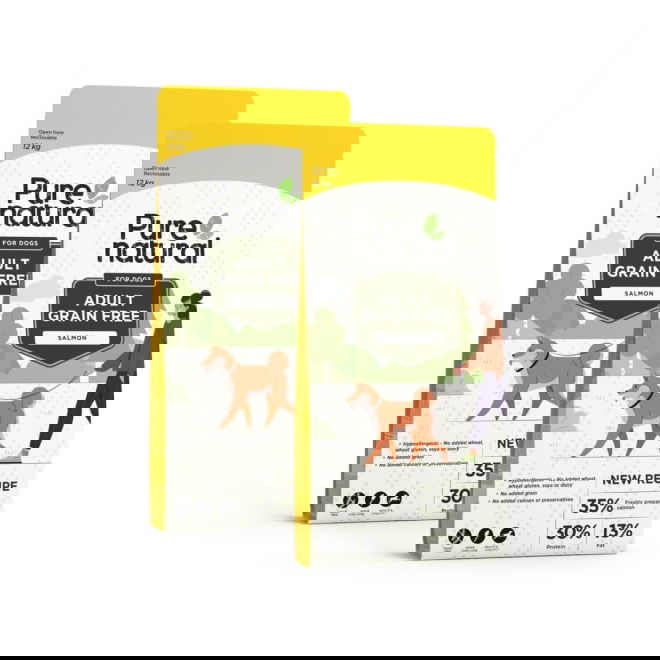 Purenatural Dog Adult Grain Free Salmon 2 x 12 kg