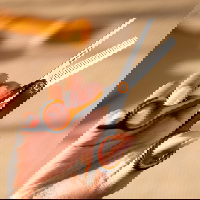 Fiskars Effileringssax Enkelsidig