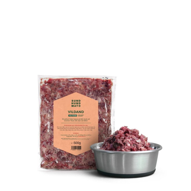 Sund Hundmat Vildand (500 g)