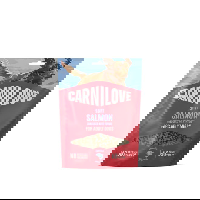Carnilove Dog Soft Snack Salmon with Thyme Small bites 200 g