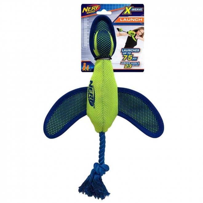 NERF Dog Mesh Weave Duck Launcher Lime Blå