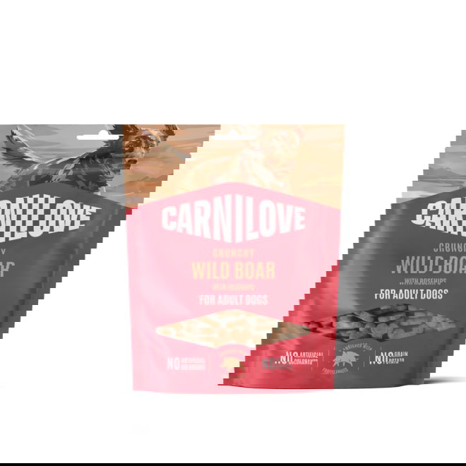 Carnilove Dog Crunchy Snack Wild Boar with Rosehips 200 g