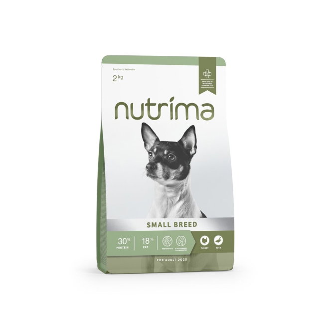 Nutrima Dog Adult Small Breed Turkey & Duck (2 kg)