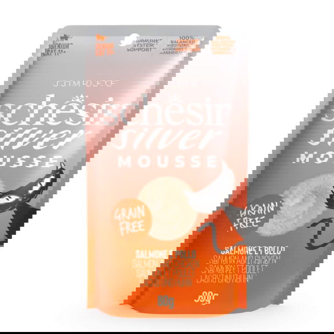 Schesir Cat Senior Silver Mousse Lax 80 g