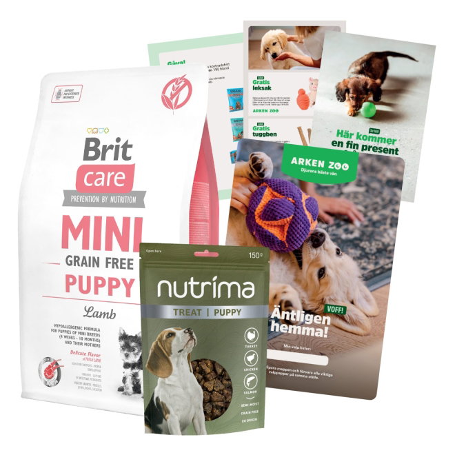 Valppaket Brit Care Mini Grain Free Puppy Lamb