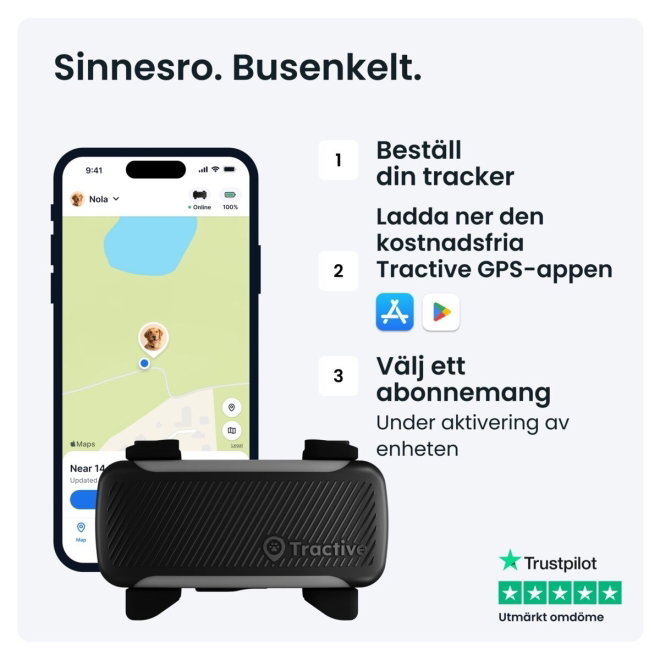 Tractive Dog 6 XL GPS till Hund