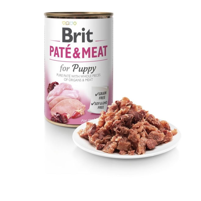 Brit Care Puppy Paté & Meat Kyckling & Kalkon 400 g