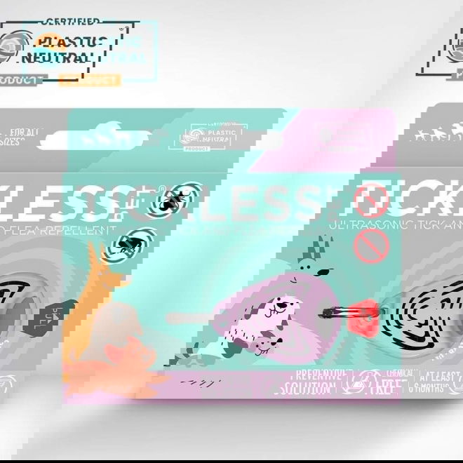 Tickless Elektronisk F&auml;stingavvisare Rosa