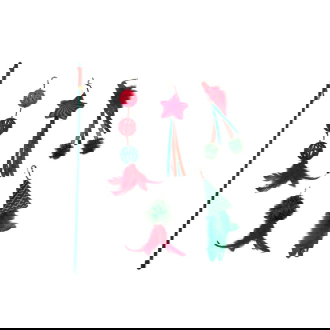 Meow&Me Happy Holidays Kattvippa med 5 leksaker