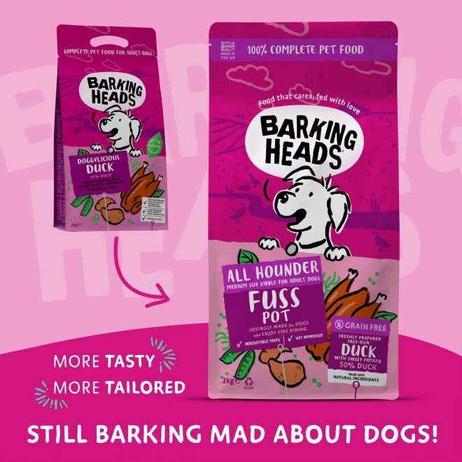 Barking Heads All Hounder Fuss Pot Duck (2 kg)