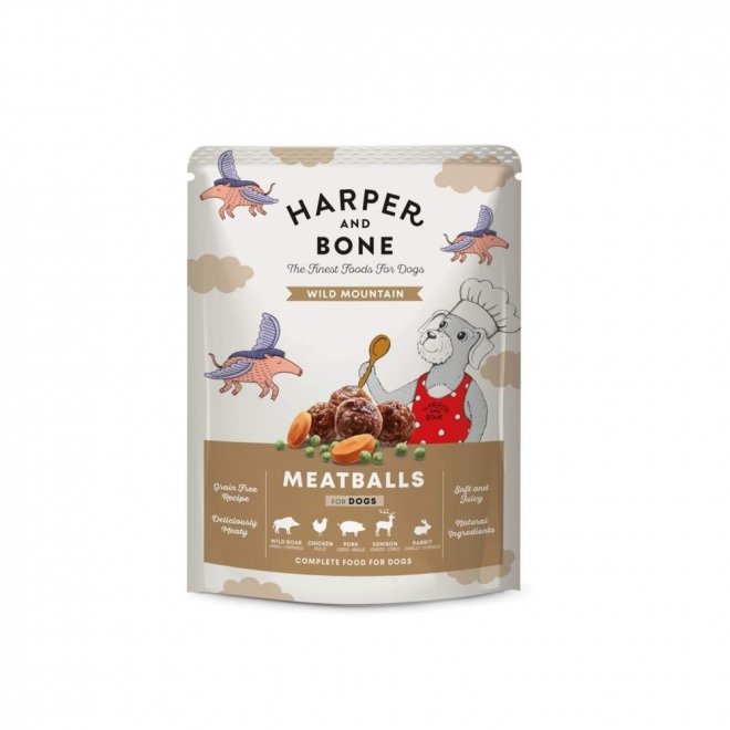 Harper&Bone Dog Adult Meatballs Wild Mountain 300 g