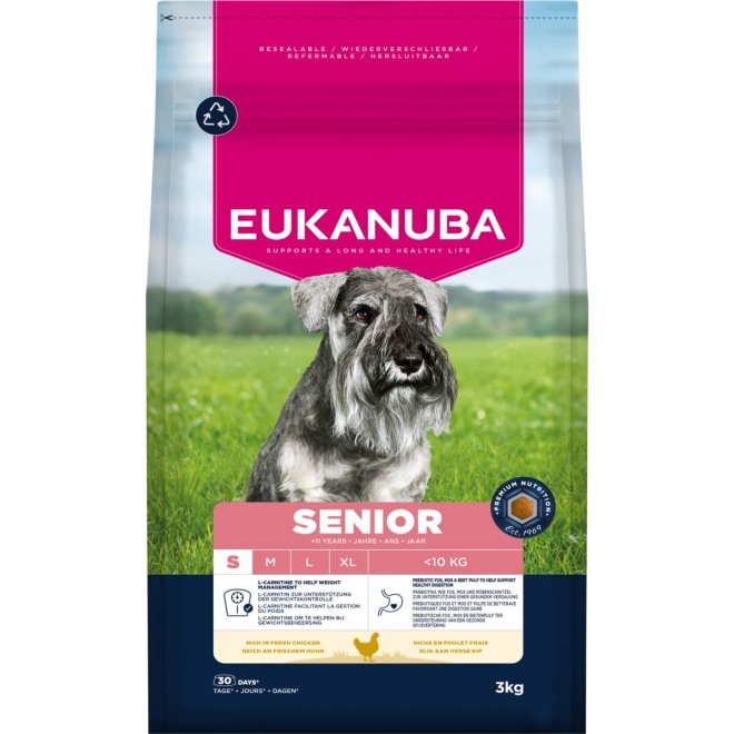 Eukanuba Dog Senior Small Breed Chicken (3 kg)