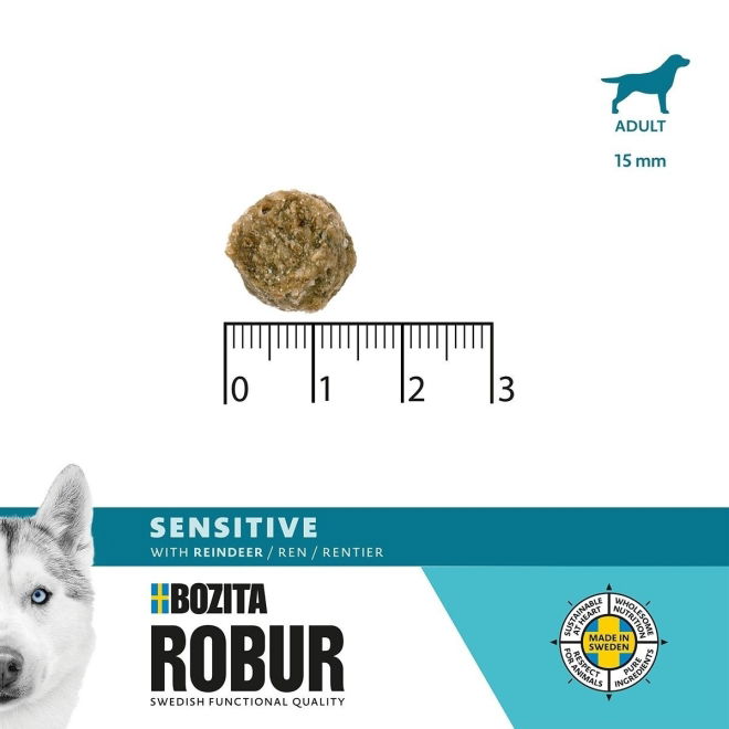 Bozita Robur Dog Adult Sensitive Ren (12 kg)