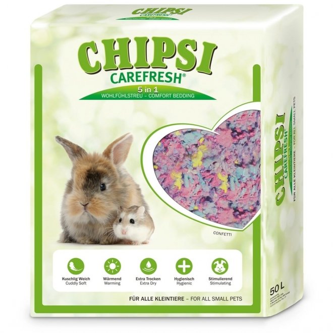 Chipsi CareFresh Konfetti Burströ (50 L / 5 kg)