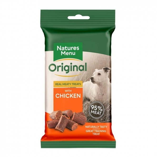 NaturesMenu Dog Real Meaty Treats Chicken 60 g