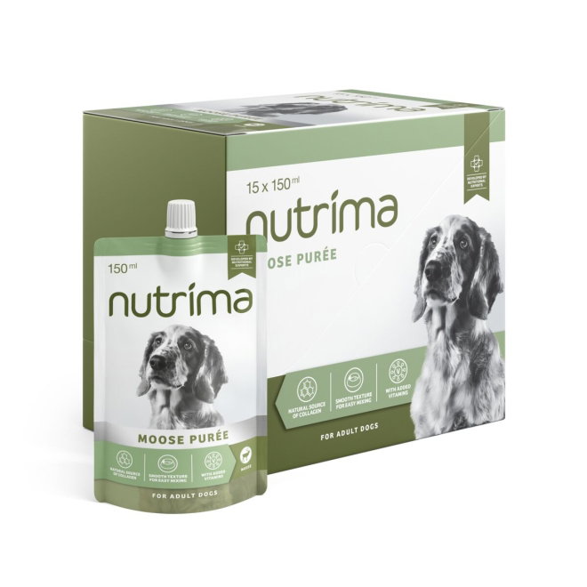 Nutrima Dog Adult Moose Pur&eacute;e 150 ml