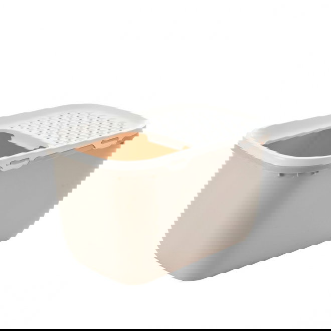 Savic Hop In Giant Kattl&aring;da Vit/Beige 74 x 49,7 x 43 cm