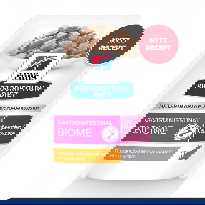 Hills Prescription Diet Feline Gastrointestinal Biome Digestive/Fibre Care Chicken 12x85 g