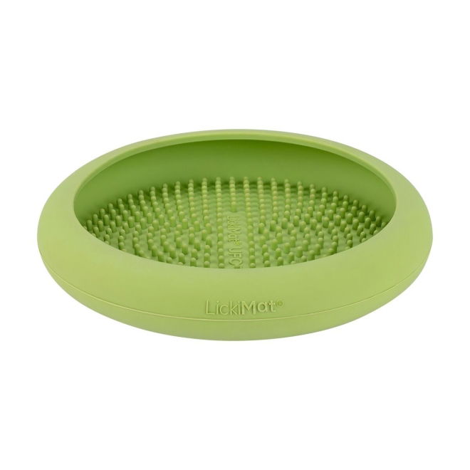 LickiMat UFO Slickmatta Matskål Grön 18,5 cm