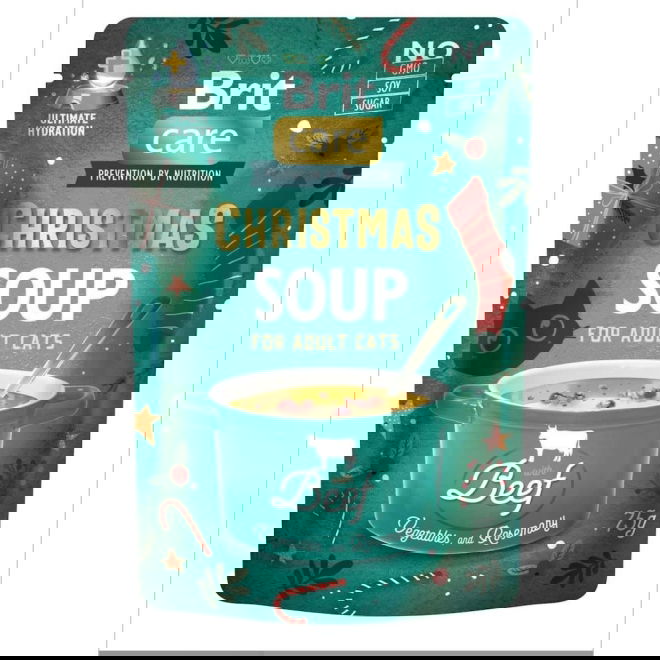 Brit Care Cat Adult Christmas Soup Beef 75 g