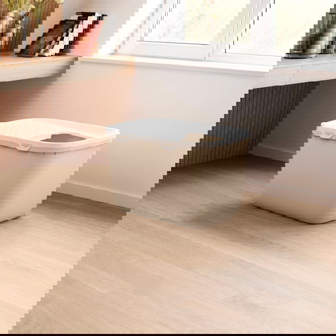 Savic Hop In Giant Kattl&aring;da Vit/Beige 74 x 49,7 x 43 cm