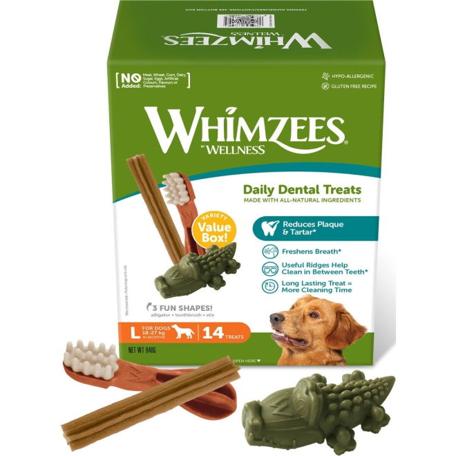 Whimzees Variety Value Pack L 14-pack